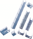2939 Platforms and Stairways HO