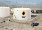 3167 Wide Oil Storage Tank w/Berm HO